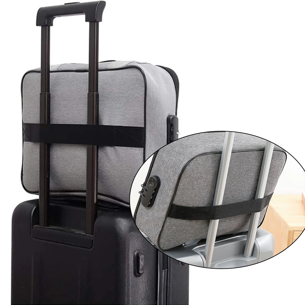 Men Documents Organizer Briefcase Travel Credentials Wallet Luggage Storage Waterproof Handbags File Lockbox Large Women Bag