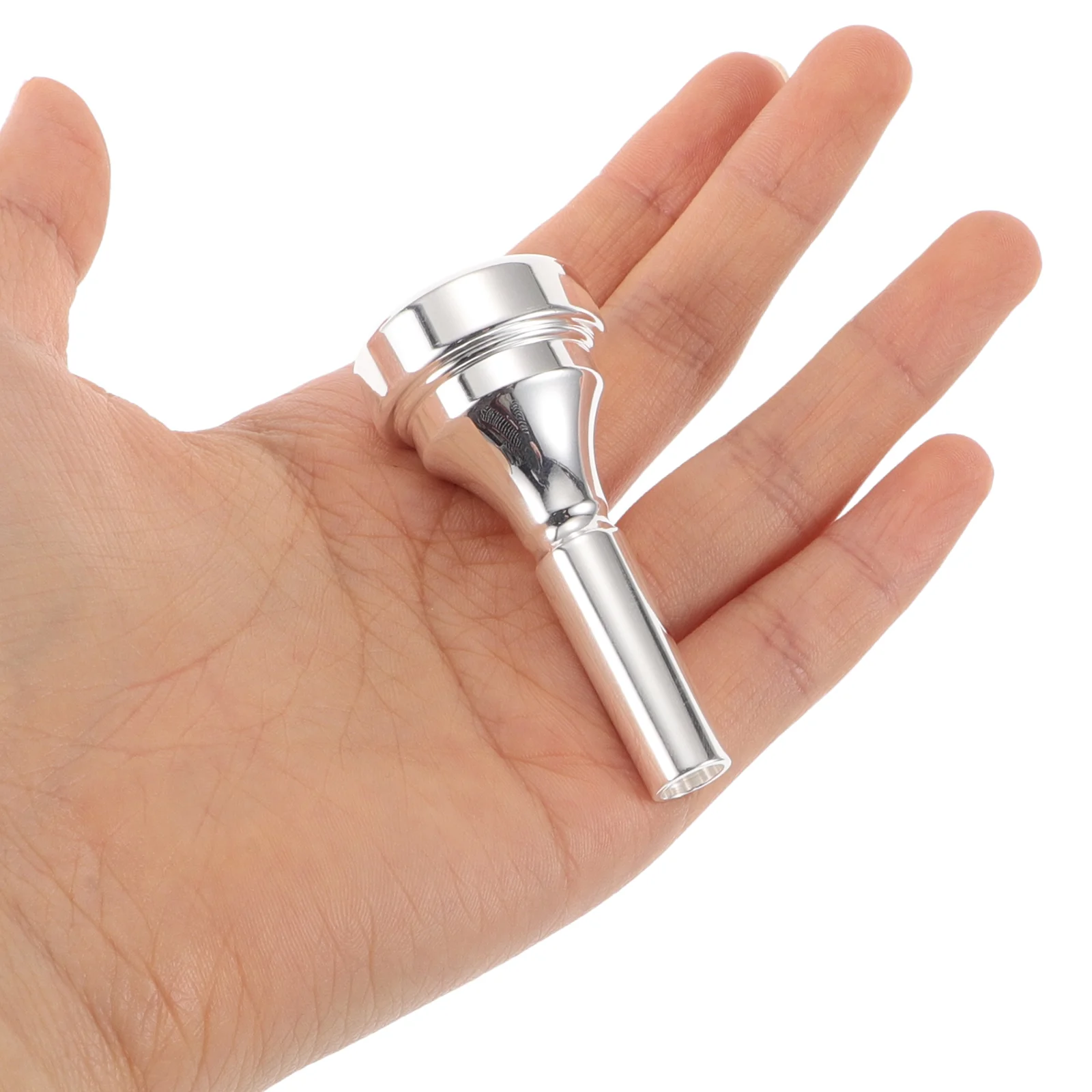 Silver plated brass cornet mouthpiece short horn 4B copper accessories for musical instruments practice durable easy