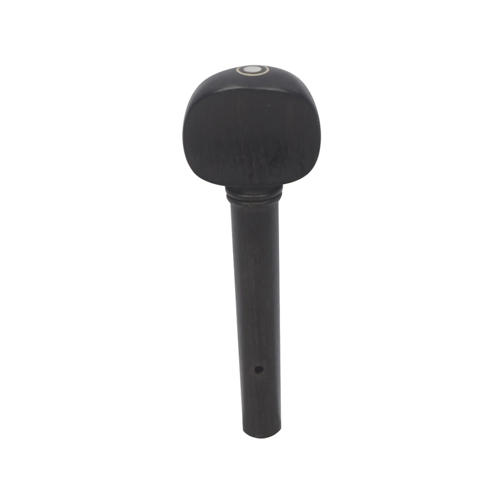 4Pcs Violin Pegs Violin Ebony Tuning Pegs Replacement Parts Stringed Instrument Accessories For 4/4 3/4 1/4 1/2 1/8 Violin