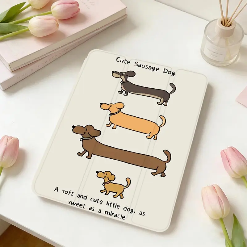 Tri-Fold TPU Bumper Protective Tablet Case