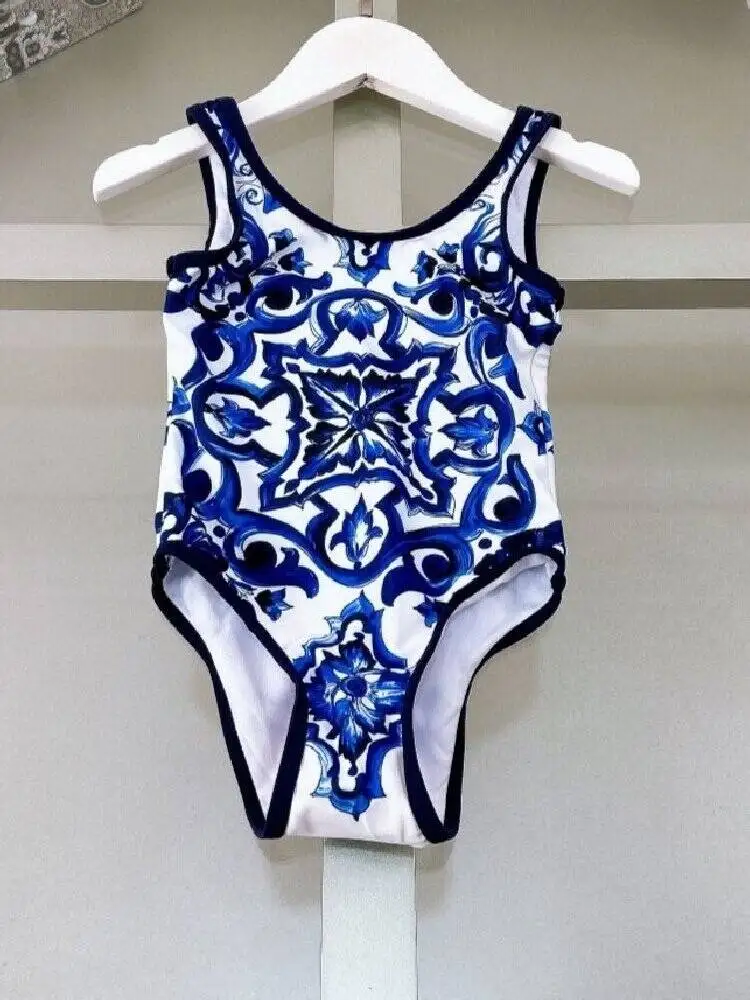 Girl Swimsuit Flower Girl Swim Wear Summer Children clothes 2-12y children swimsuit children swimsuits