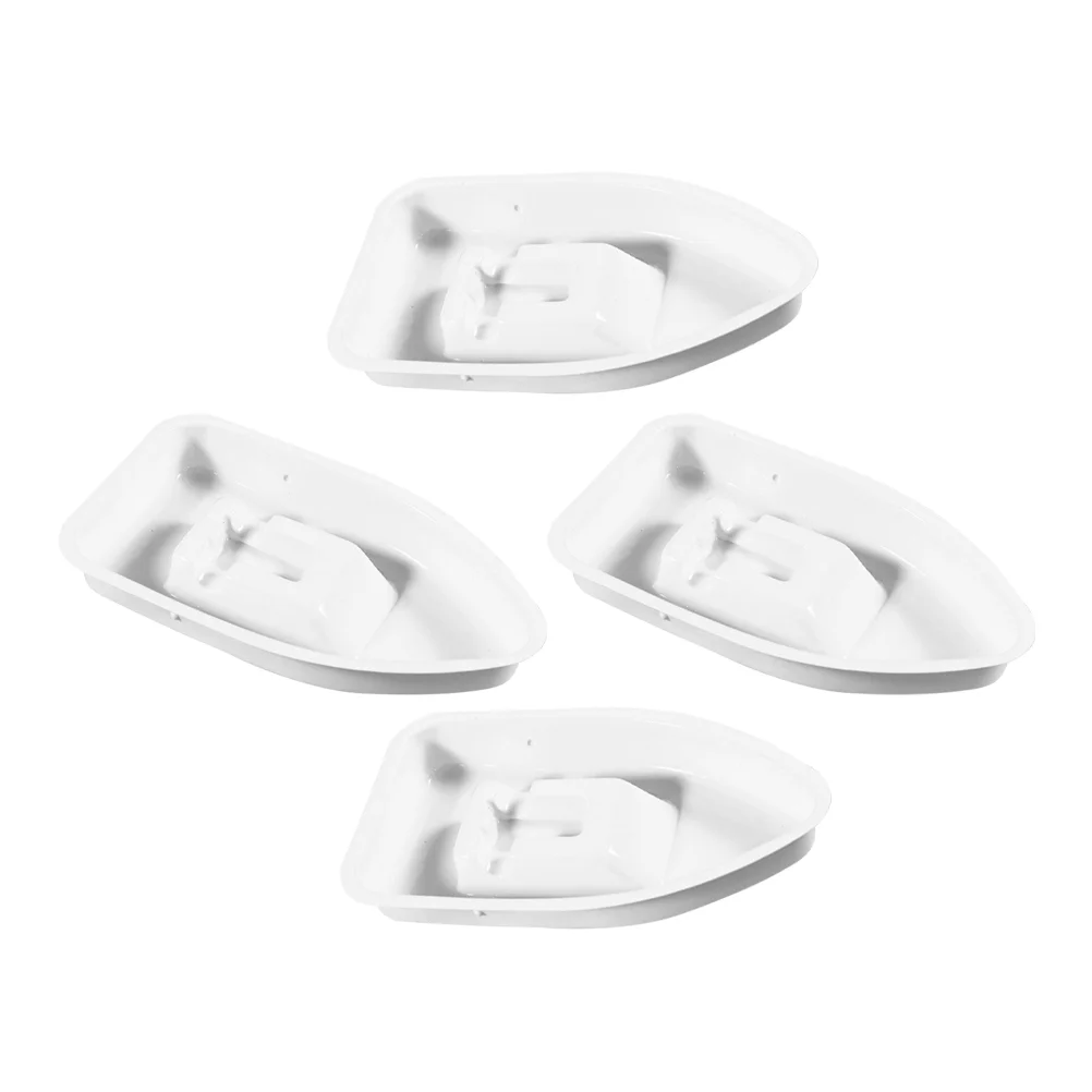 

4 Pcs Science Kit for Kids DIY Boat Material Toy Models Small Plastic Child Office Decor