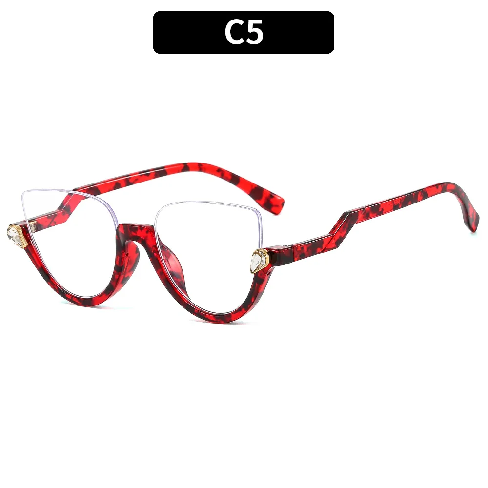 Eyewear1 Occhiali Cat Eye Da Donna Montatura Nera Vintage Retrò Con Lenti Trasparenti Occhiali Classici Alla Moda Da 4,6 € | DHgate - Foto 8