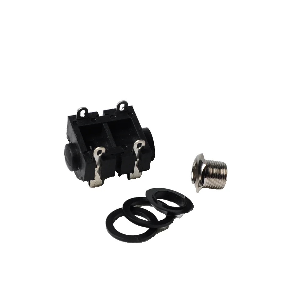 Audio phone jack 10pcs 1/4" Cliff 6.35 Phone Jack 4pin Headphone Audio Tube Amplifier Guitar Mono