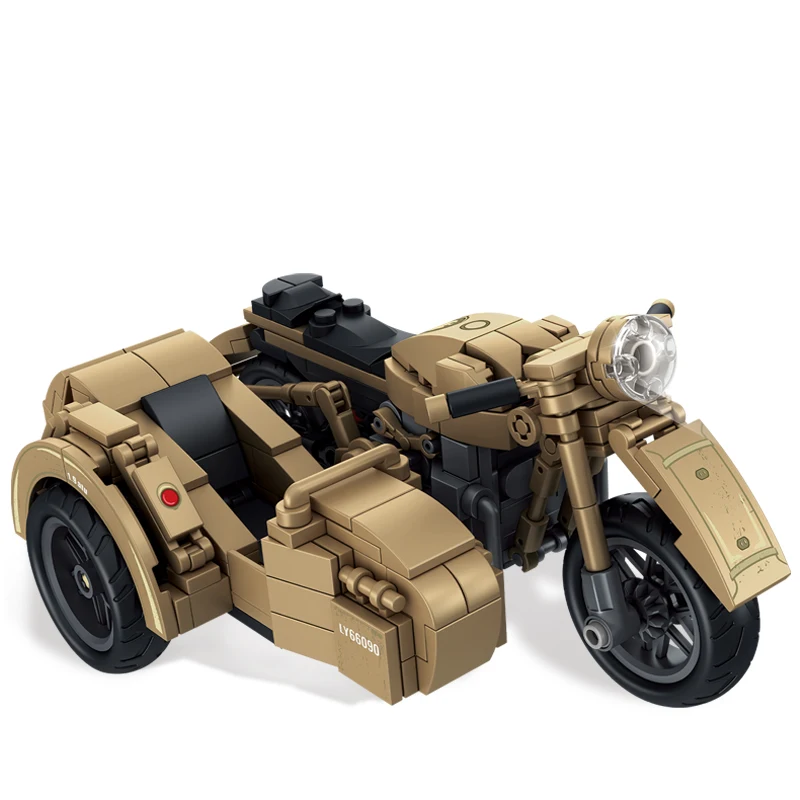 WW2 Military Half-Tracked Vehicle Building Block Set