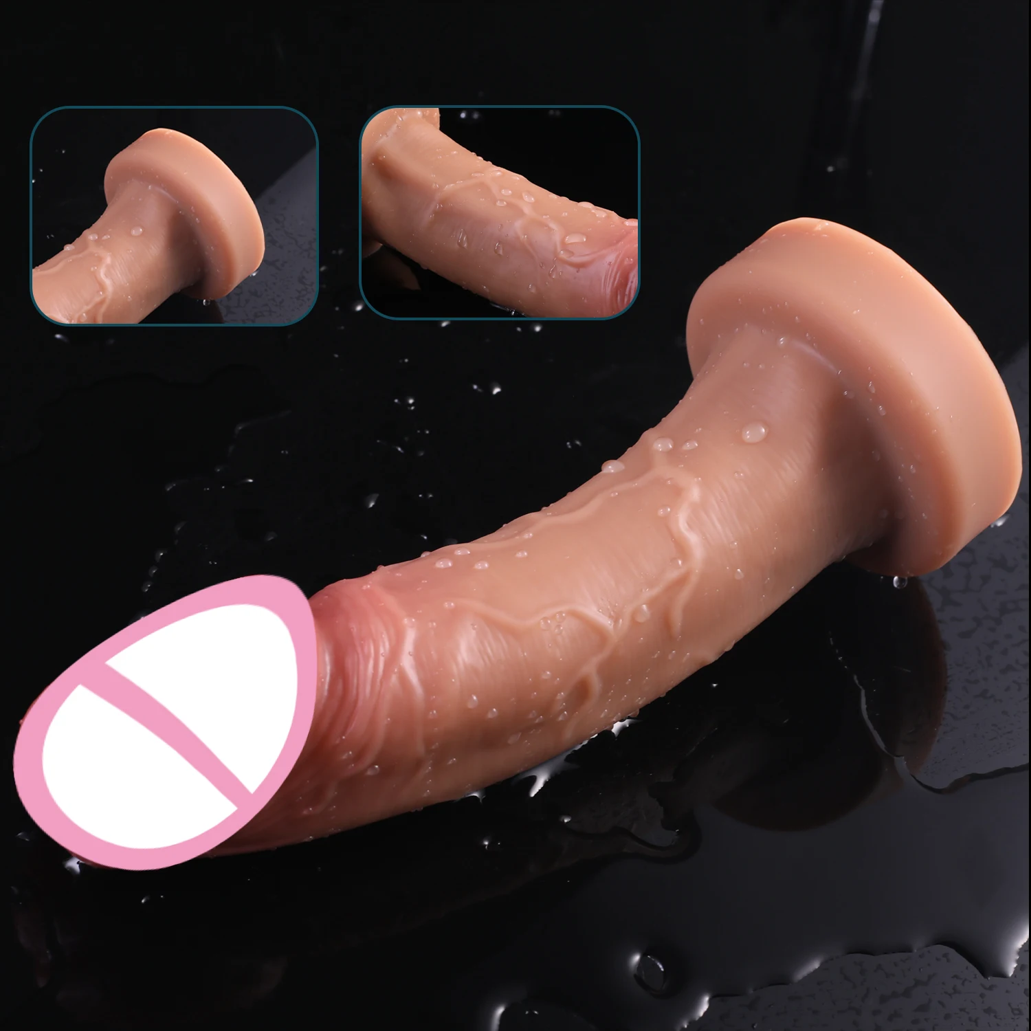 Big Glans Dildo Realistic Penis Soft Silicone Vagina Orgasm Anal With Huge Suction Cup Adults Toys Sex Toys For Women Man 18+ sex toys