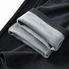 Thick Corduroy Pants Men Winter New Warm Fleece Elastic Waist Classic Business Jogging Straight Casual Plush Trousers Male 5