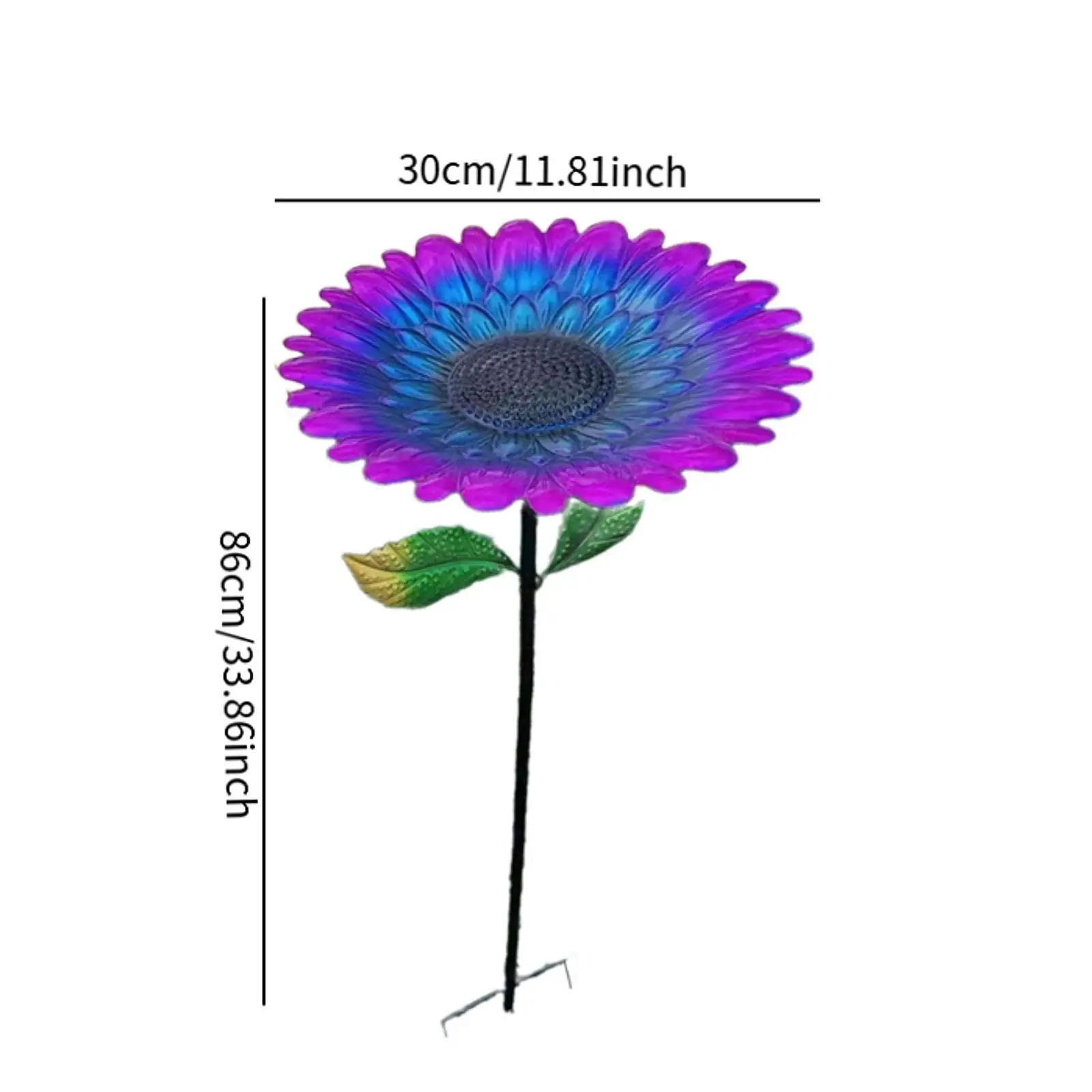 Metal Bird Feeder for Bird Lovers Outdoor In Ground Bird Bath Tray Feeder for