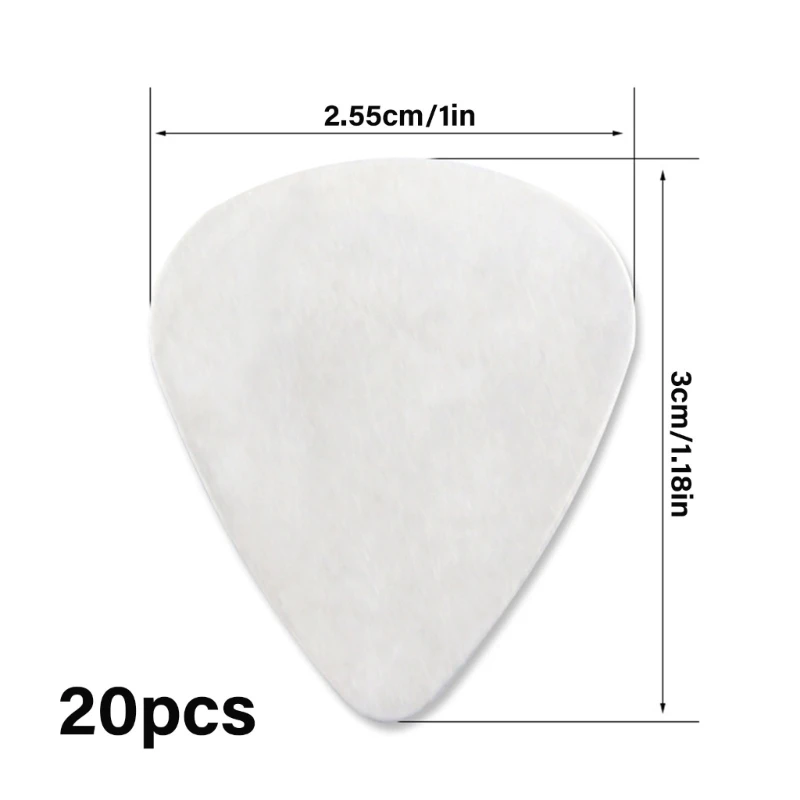 20Pcs Stainless Steel Guitar Pick Plectrums for Electric Guitar Bass Ukulele