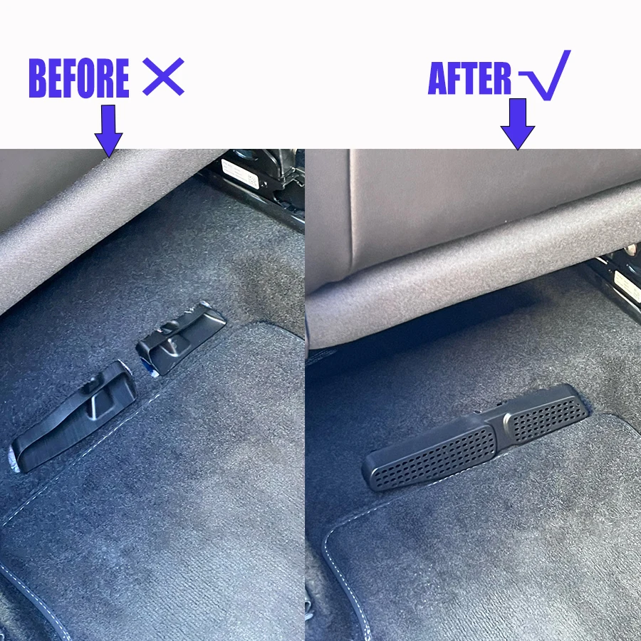 アクセサリー シート ボトム AC エア ダクト 吹き出し口 アンチ-ブロック 保護 カバー トリム プラスチック 適用: 日産 ナバラ NP300/テラ AL-PP-1503 AL シート ボトム AC エア ダクト 吹き出し口 アンチ-ブロック