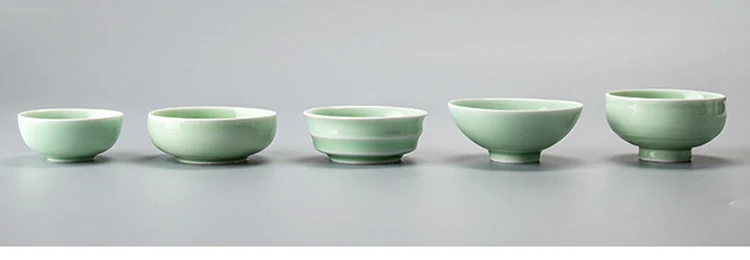 Description Picture 4 of itemChinese Tea Cup Porcelain Celadon Fish Teacup Set Teapot Drinkware Ceramic China Kung Fu Tea Set Ceramic cup Chinese gift