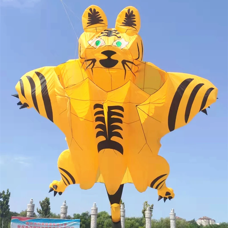 free shipping 12m large tiger kite flying soft kites for adults professional outdoor toys big kite professional parapentes wind free shipping 5sqm large quad line power kite for adults kite parafoil board kite surfing professional parachute flying parrot