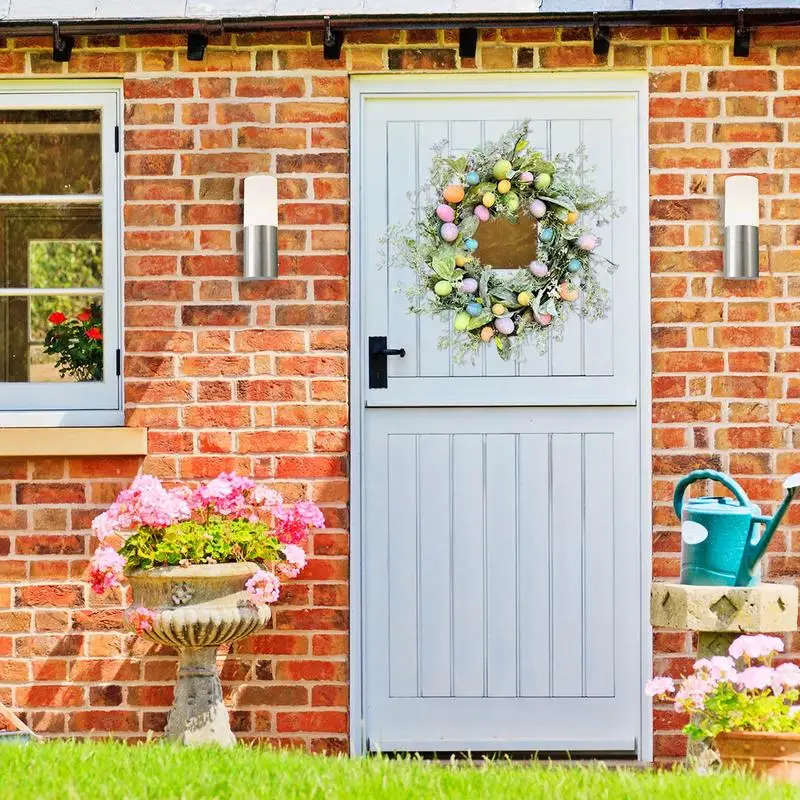 Outdoor Easter Door Decorations Garland Home Egg Decoration Decoration Props Easter Wreath