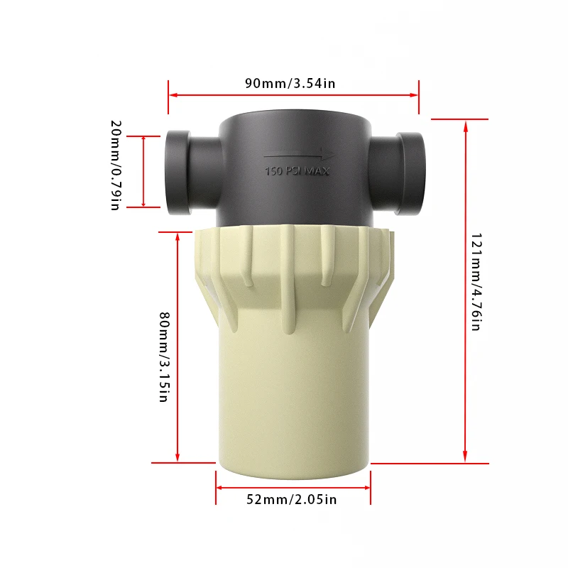 1/2inch internal thread filter 20 water pipes 304 stainless steel filter pre tap water pipe filter Pressure explo water purifier filter