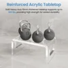 7" Acrylic Toilet Stool Optimal Bowel Movement 15mm Thickness 300LBS Capacity Non-Slip Bathroom Stool Child-Friendly Step Stool 3
