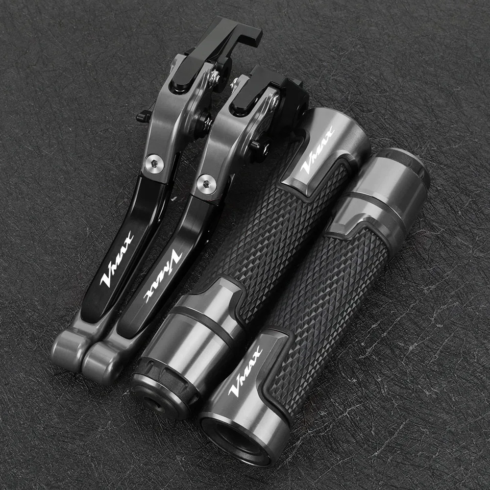 

Motorcycle Folding Extendable CNC Moto Adjustable Clutch Brake Levers Handbar Grips FOR YAMAHA VMAX V-MAX V MAX 2009-2016 2015