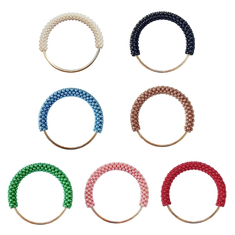 

Clutch Bag Replacement Handle Purse Pearl Handle DIY Handmade Bag Accessories Handbag Chain Bag Purse Round Handles