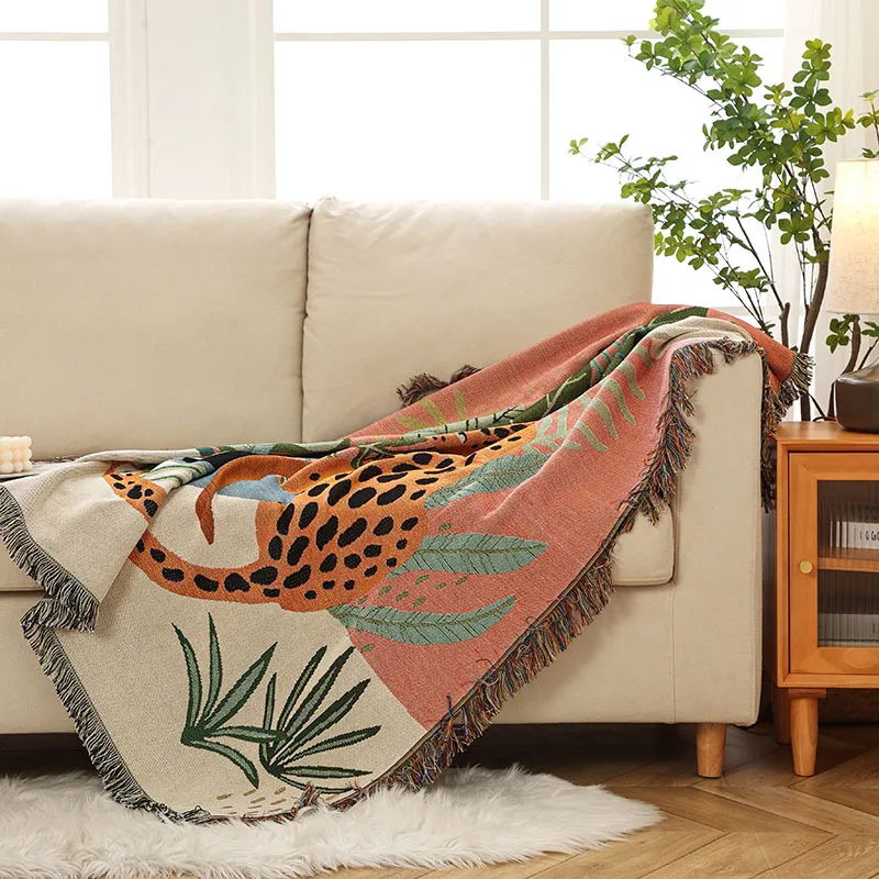 Women Leopard Throw Blanket Image 15
