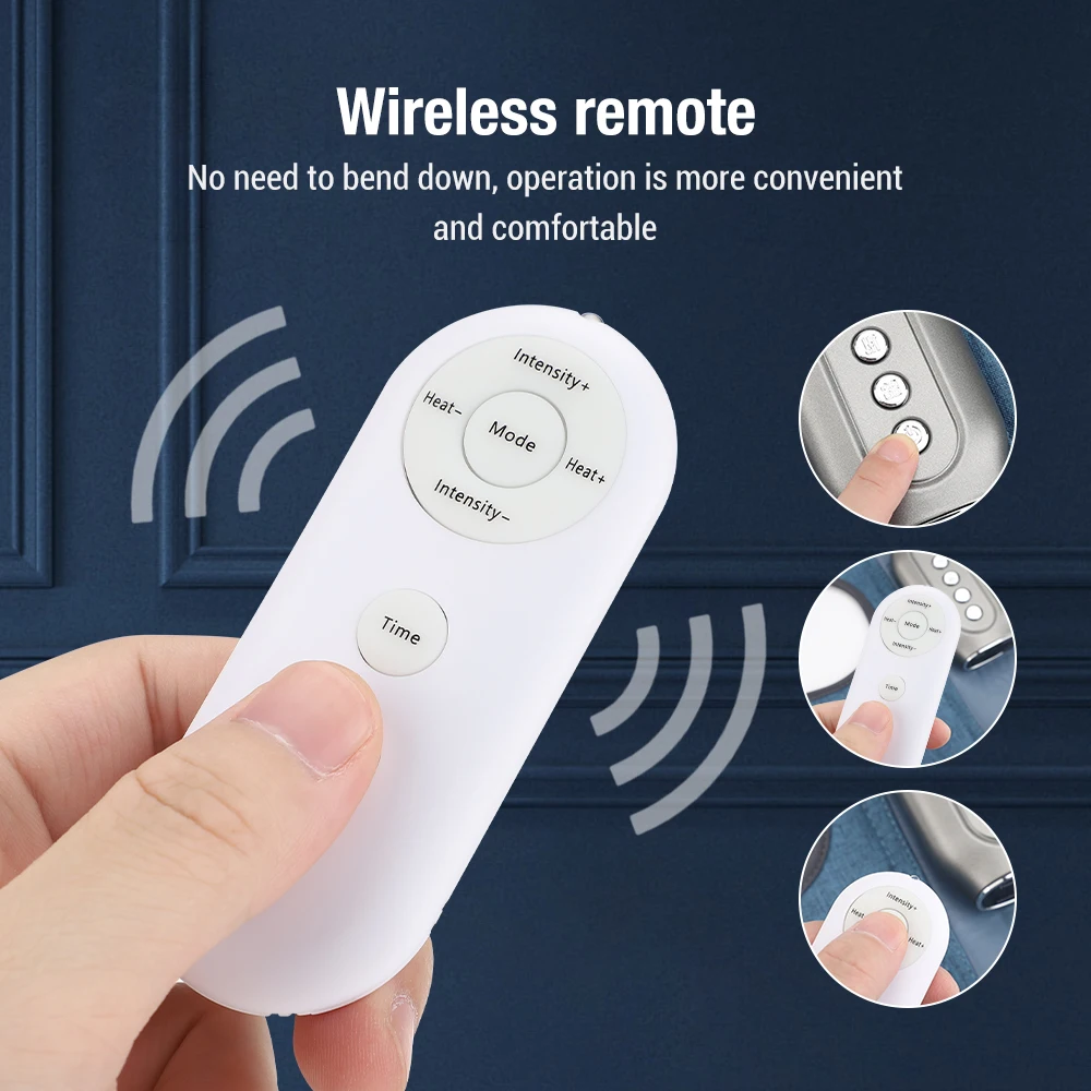 Massaggiatore elettrico wireless per gambe, 3 modalità, doppio airbag, attrezzatura per polpacci, strumento per il rilassamento muscolare delle gambe, sollievo dalla fatica_voghion.com