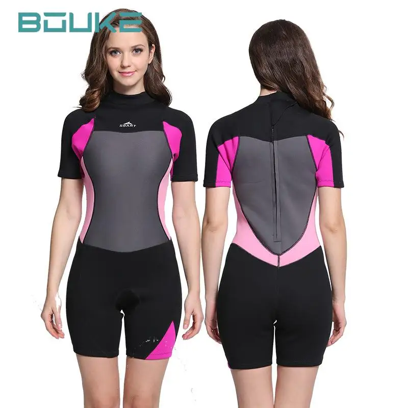 

2mm Men Women Surf Scuba Diving Suit Shorty Neoprene Wetsuit Equipment Swimsuit Underwater Spearfishing Kitesurf Swimwear