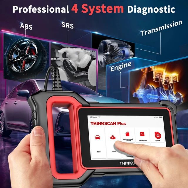 THINKCAR Thinkscan Plus S5 Auto OBD2 Scanner Engine ABS SRS TCM System  Diagnosis Code Reader Diagnostic Scan Tool Car Scanner - AliExpress