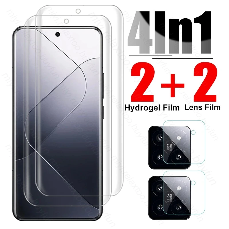 

999D мягкая Гидрогелевая пленка для Xiaomi 14 Pro 5G 23116PN5BC 6,73 "стекло для камеры Xiaomi14 Xiomi Mi14 Mi 14 защита для экрана не стекло