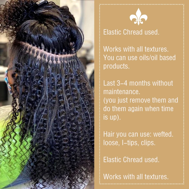 Human Hair Crochet Bulk For Black Women Braiding Kinky Curly Locs Virgin Peruvian Hair Extensions Double Drawn No Weft 50g human hair extensions