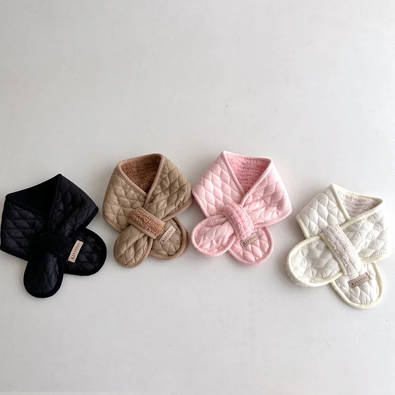 New Brand Scarf for Children Baby Warm Candy Color Girls Winter Scarf for Kids Soft Wool Collar Baby Liquid Newborn Bib Scarves