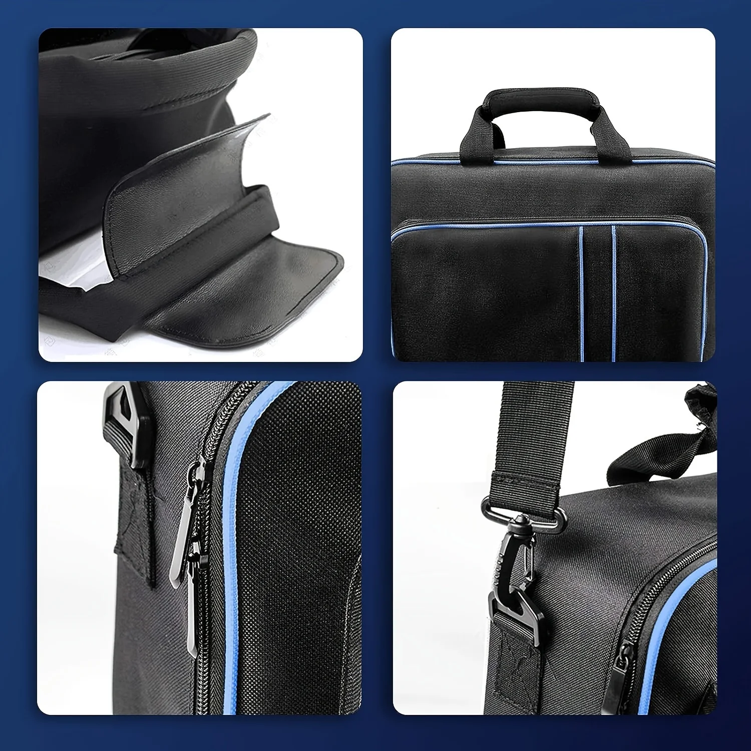 Carrying Case Compatible with PlayStation5 Console Digital/Disk Edition Travel Bag For PS5