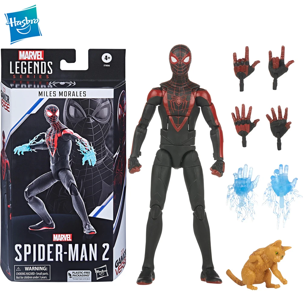 Marvel Legends Series Miles Morales Spider-Man, Collectible 6-inch Action  Figures, 2 Accessories