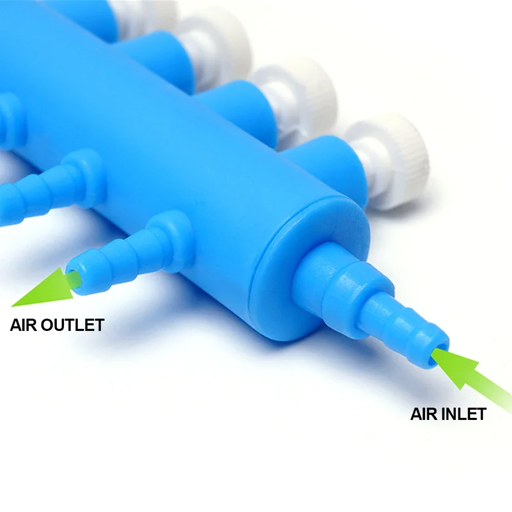 รูปสินค้า ปฏิบัติ Aquarium Air PUMP Flow Control วาล์วจําหน่ายท่อ Splitter ถังปลาปั๊มอุปกรณ์เสริมหลอดออกซิเจนท่อแยก-Flow