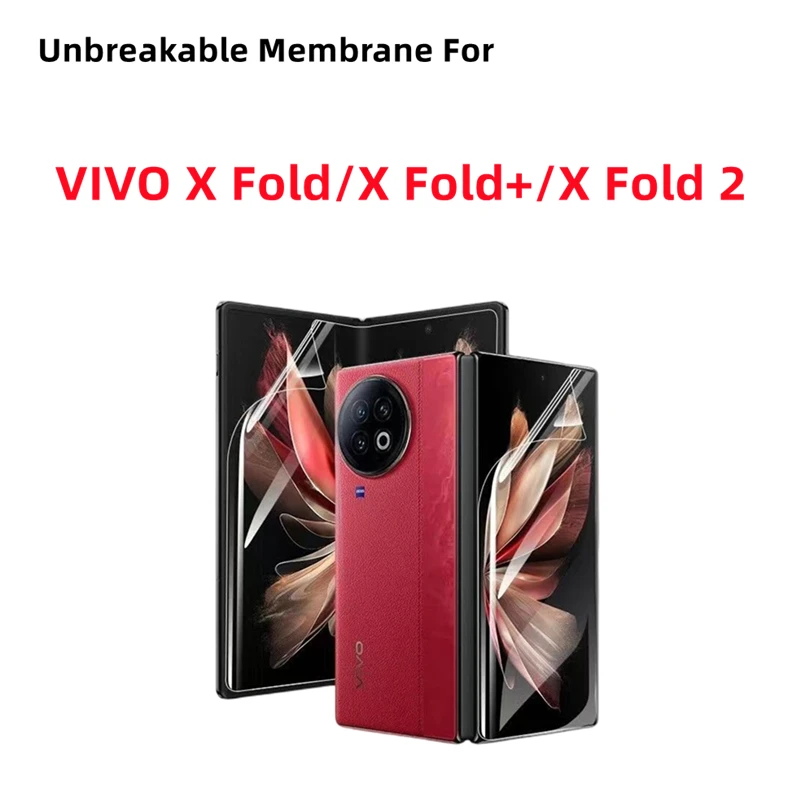 

Гидрогелевая пленка для VIVO X Fold 2 HD, протектор экрана для VIVO X Fold Plus, Fold2, небьющаяся мембрана, полное покрытие, прозрачная защита