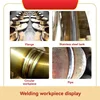 30 Kg Automatic Welding Positioner Gas-protected Argon Arc Automatic Rotary Table Laser Welding Flange Ring Seam Positioner 2