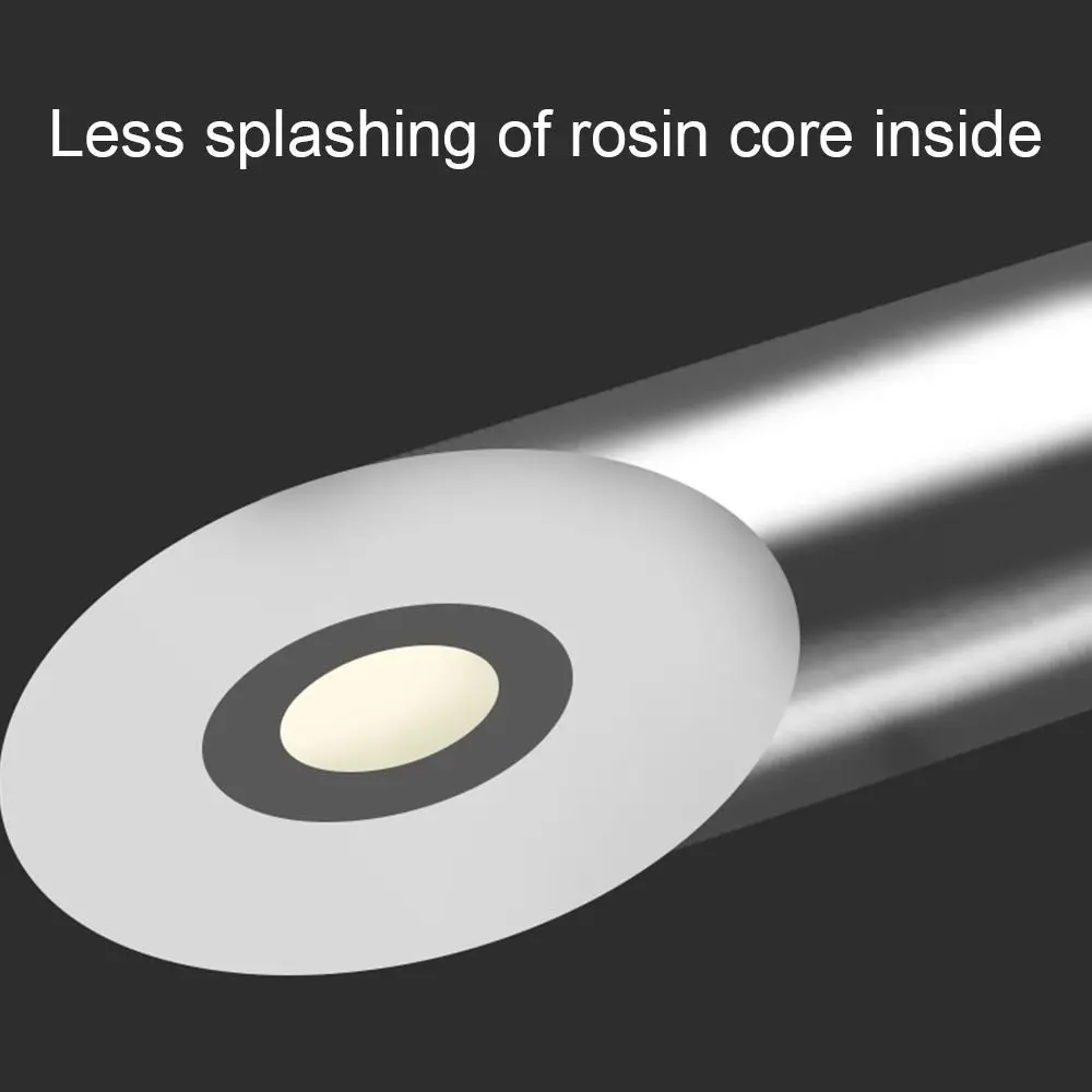 Soldering Wire Soldering Tin Wire Welding Wires 0.8mm Welding Solder Wire High Purity Low-melting Rosin Core Soldering Wire Roll No-clean FLUX 2.0% Tin BGA Welding Tool