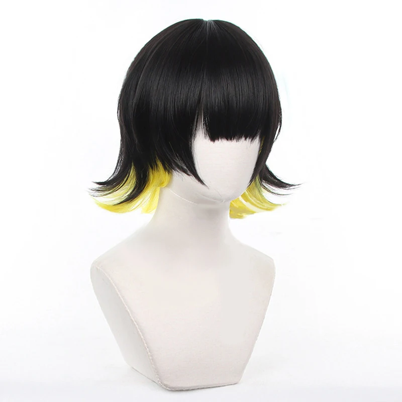Anime Blue Lock Bachira Meguru Cosplay Wig Men Heat Resistant Synthetic Wig Halloween Carnival Role Play Props cosplay wig