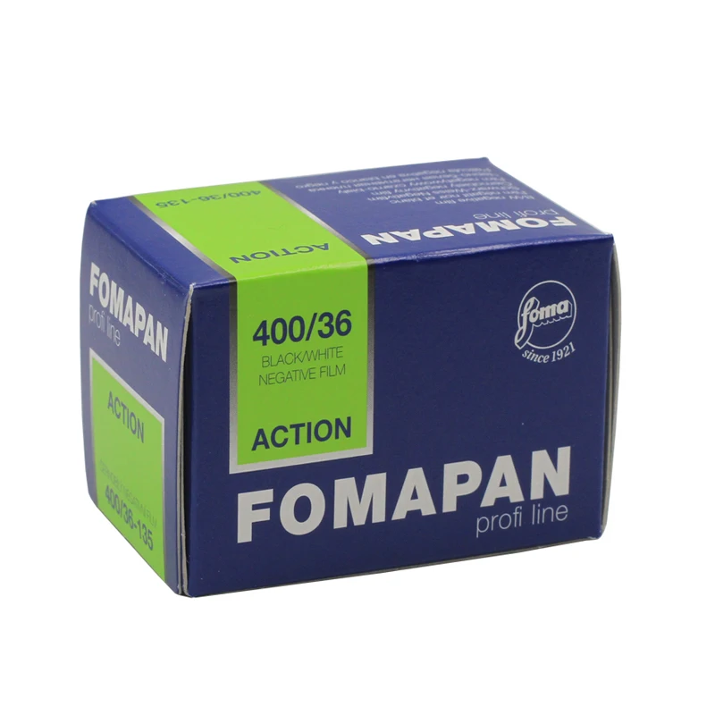 Fomapan 클래식 무브 필름 클래식 블랙 앤 화이트 서브패키지 롤, 1 롤, 100 200/400, 135mm, 36 Exp/Roll