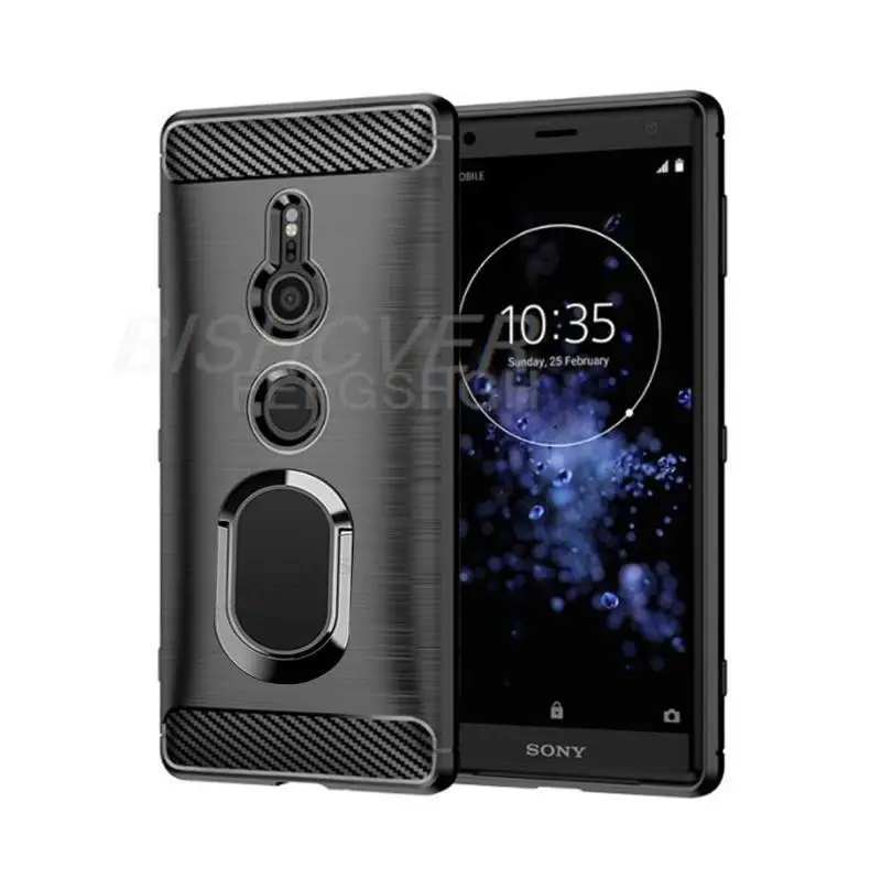 Custodia Morbida In Silicone Spazzolato Capa Per Sony Xperia Xz2 Per Sony Xperia Xz2