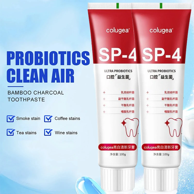 Probiotic Toothpaste Sp-4 Whitening Tooth Remove Plaque Stains Teeth Whitener Oral Hygiene Clean Fresh Breath Dental Tools