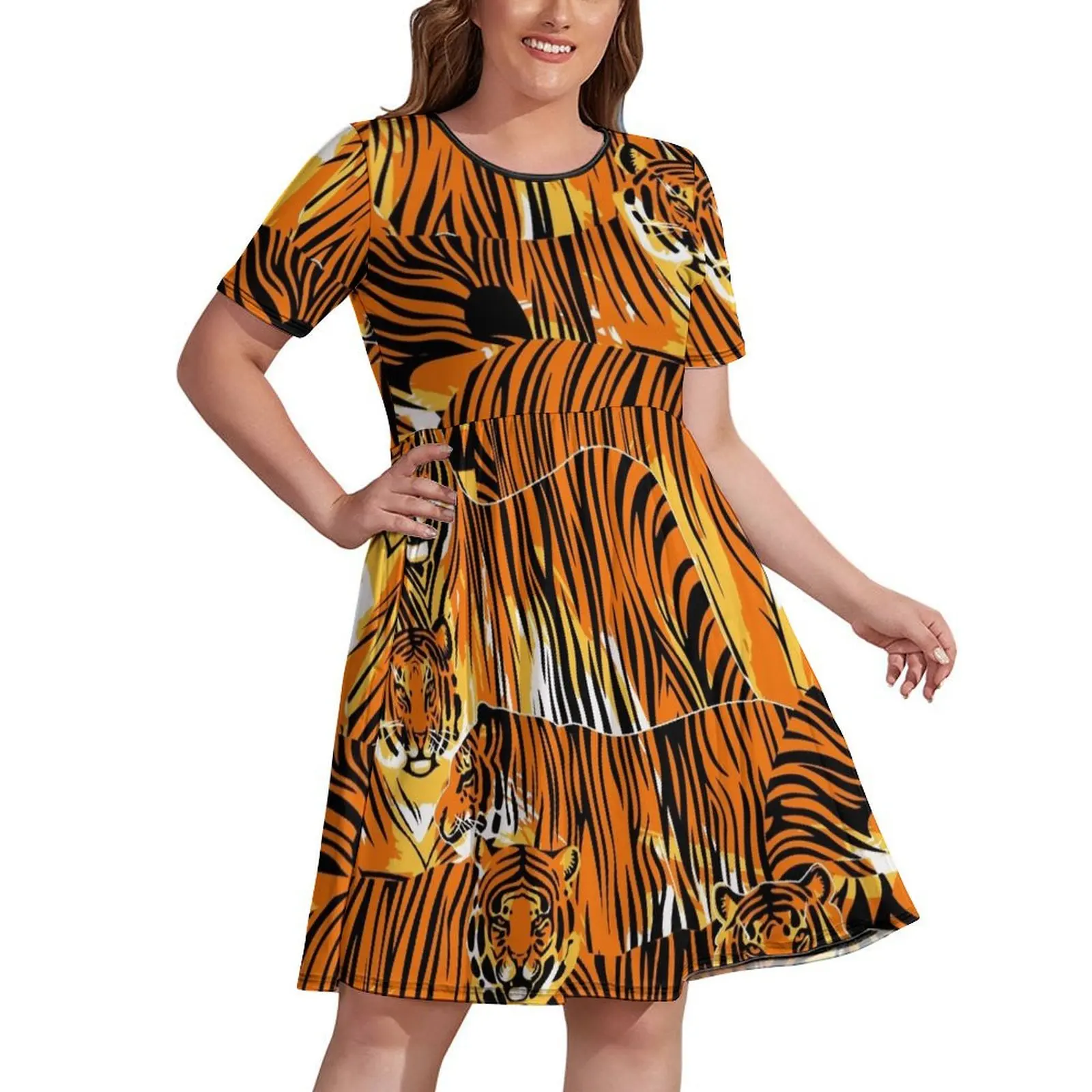 

Tiger Wall Dress Long veiled dresses Summer dresses for women