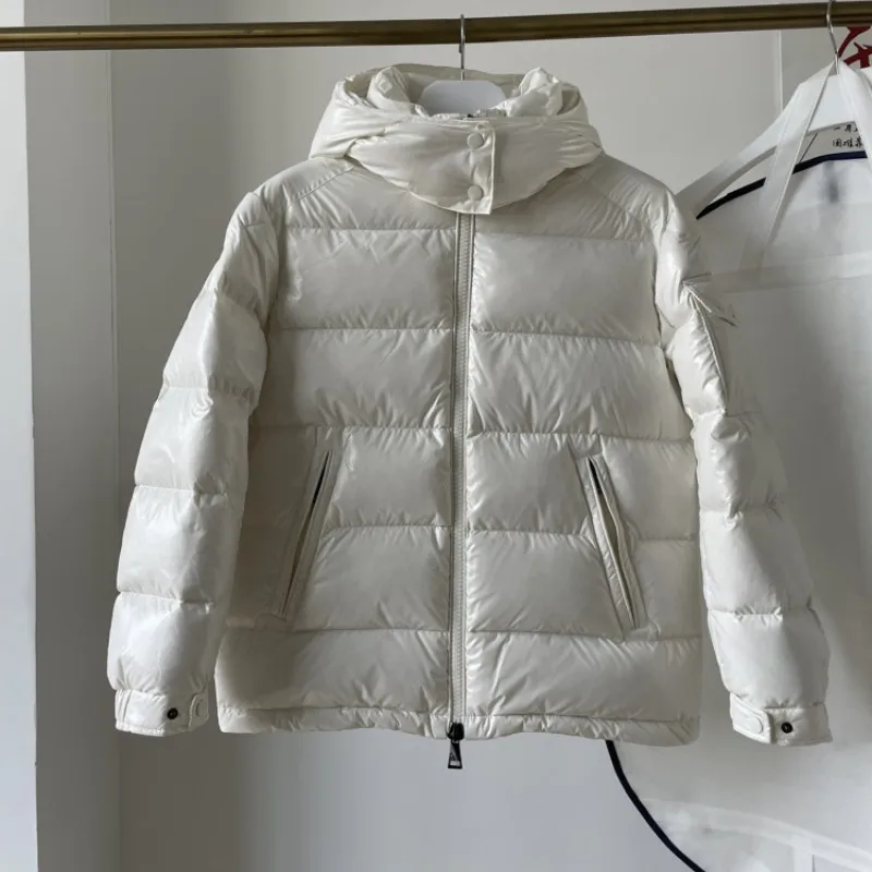 

Autumn and winter female hooded Down jacket Y2K Casual jacket sutra girly Solid color warm comfort movement fashion female coat