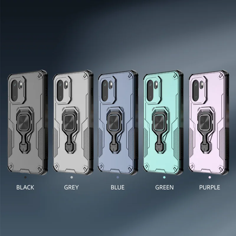 Heavy Duty Rugged Armor Case with Stand and Ring Holder