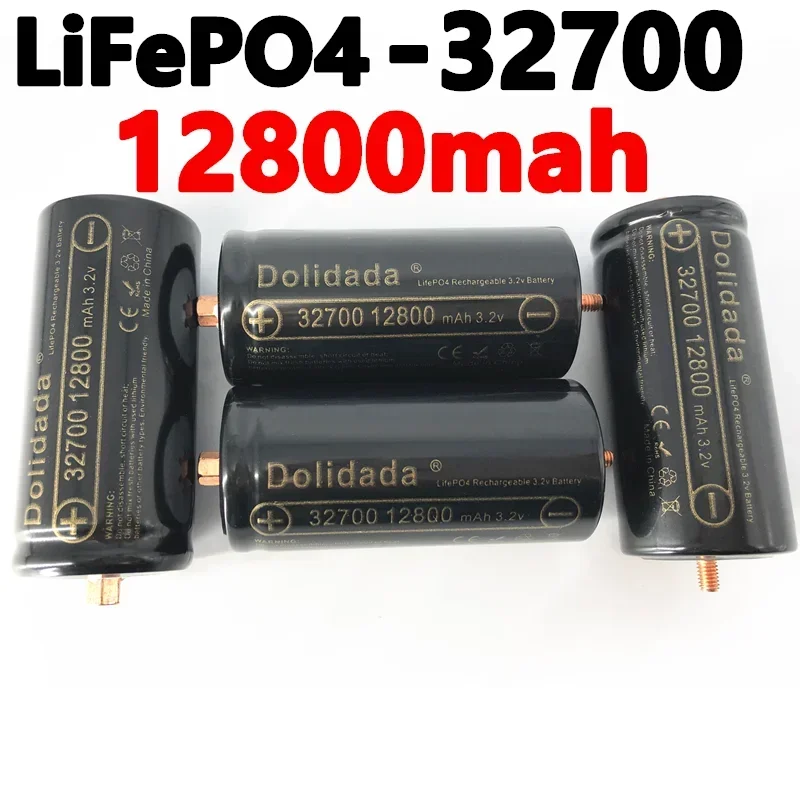 

Original 32700 12800mAh 3.2V Lifepo4 Rechargeable Battery Professional Lithium Iron Phosphate Power Battery with Screw