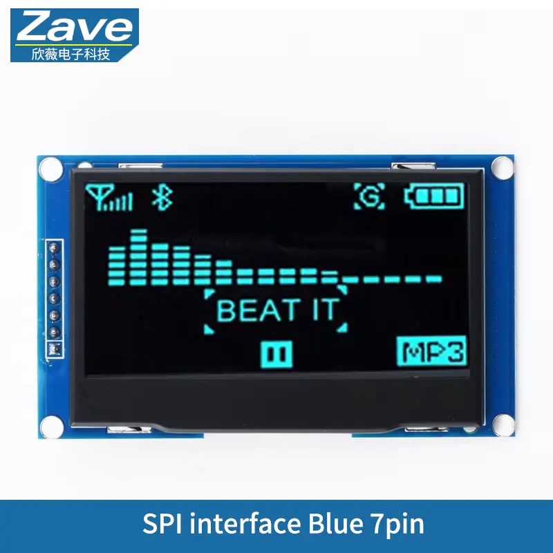 2.42" 2.42 inch OLED Display Module 128x64 LCD HD Screen Module SSD1309 7 Pin SPI/IIC I2C Serial Interface for Arduino UNO R3 image 14