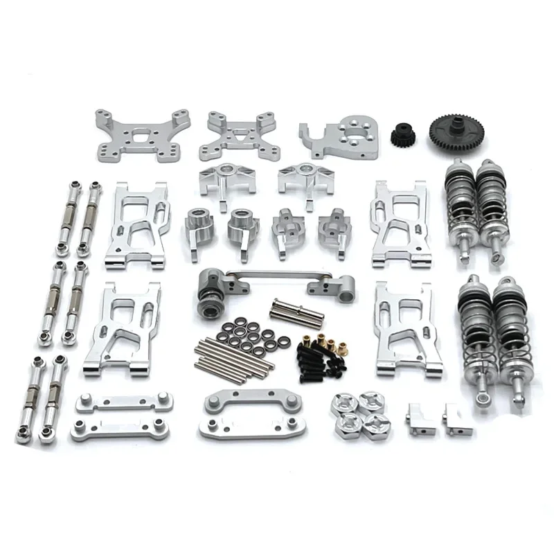 

Metal Upgrade Parts Kit RC Car OP Accessories for Wltoys 144001 144010 124017 124019 124007 RIaarIo XDKJ-001 XDKJ-006 AM-X12