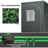Hydroponic Indoor Planting Tent with Detachable Floor Tray and Tool Kit, Polyester Film, 96 "x 48" X78" 3