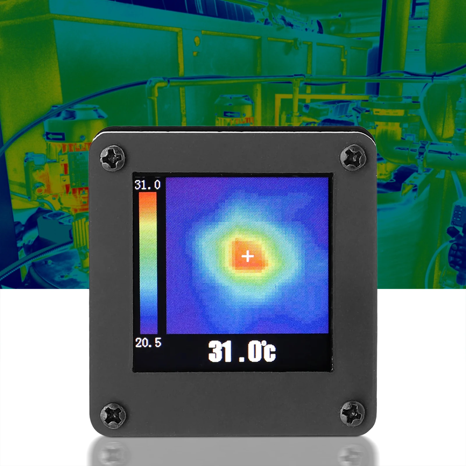 8x8 Infrared Thermal Camera with Housing Infrared Thermal Imager with Screen Portable Infrared Thermal Sensor for Android Phone 4