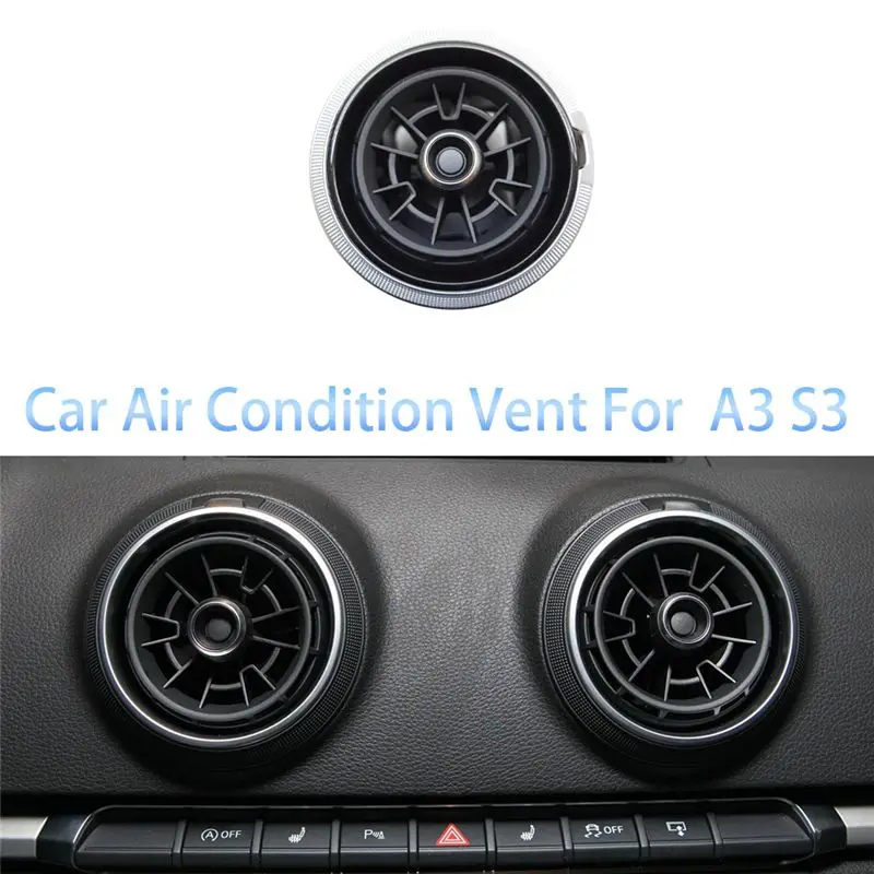 HOT-81A820901B Bocchetta di ventilazione cruscotto auto per A3 S3 RS3 Sportback 8V 2017-, 81A820901B Bocchetta di ventilazione cruscotto auto - Image 4