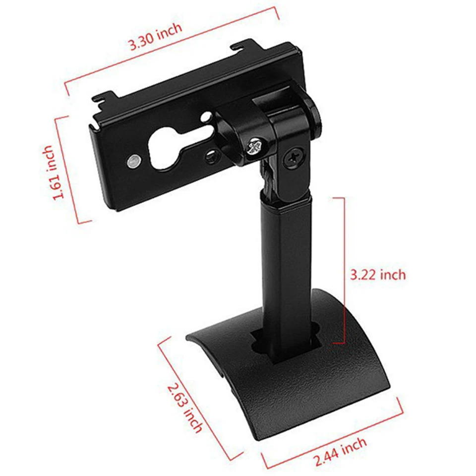 Support Mural Pour Enceintes UB-20 II, ST535, ST525 – En ABS, Noir Ou Blanc, Fixation Facile