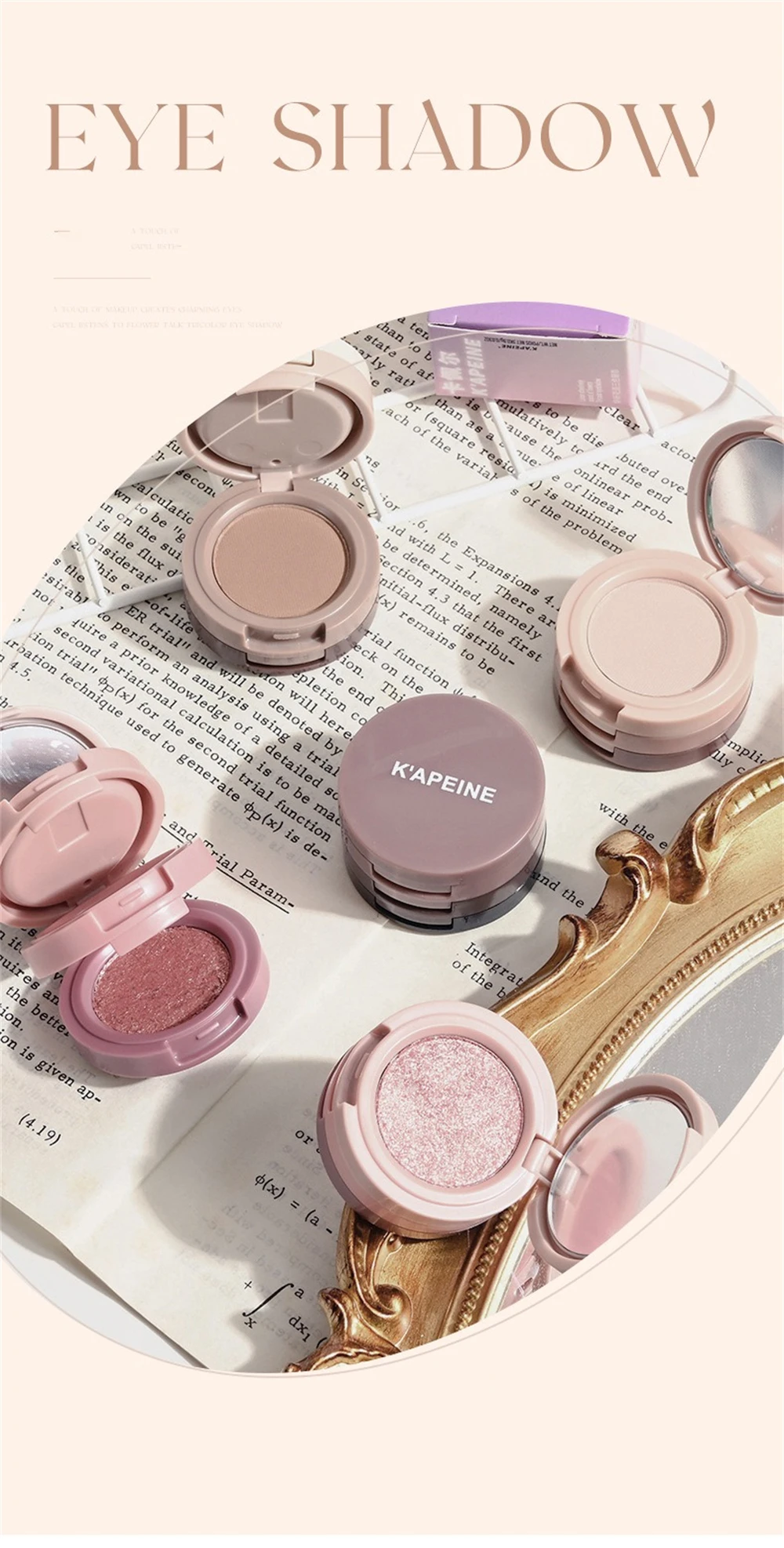 Description Picture 4 of item3-in-1 Makeup Palette Matte Pearlescent Eyeshadow Blush Highlighter Contouring Three-layer All-in-one Palette Brightening Skin