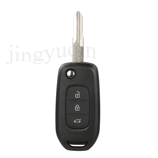 Jingyuqin CWTWB1G767 รีโมทสมาร์ทกุญแจรถสําหรับ Renault Kadjar CAPTUR Megane สัญลักษณ์ Logan Sandero Dacia Duster 433 MHz 4A PCF7961M 2